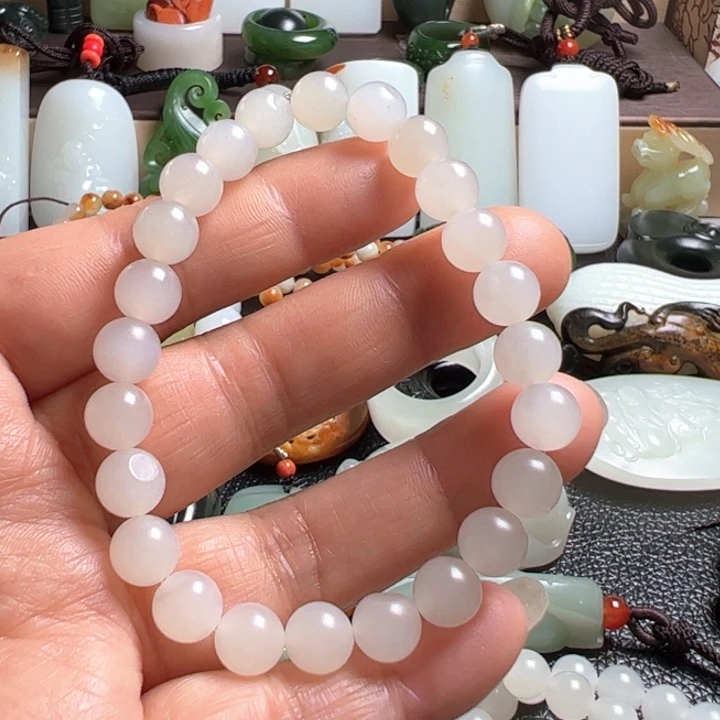 和田玉手链未镶嵌隔**椒