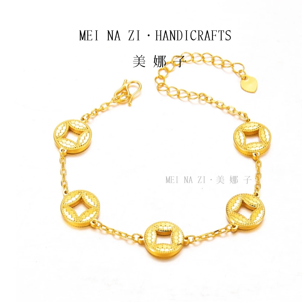 铜钱手链|予禧  爆闪五枚钱币手链年轻时尚小众精工私藏版