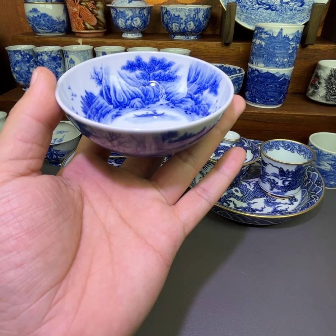 陶摆件手工手绘哈哈哈哈