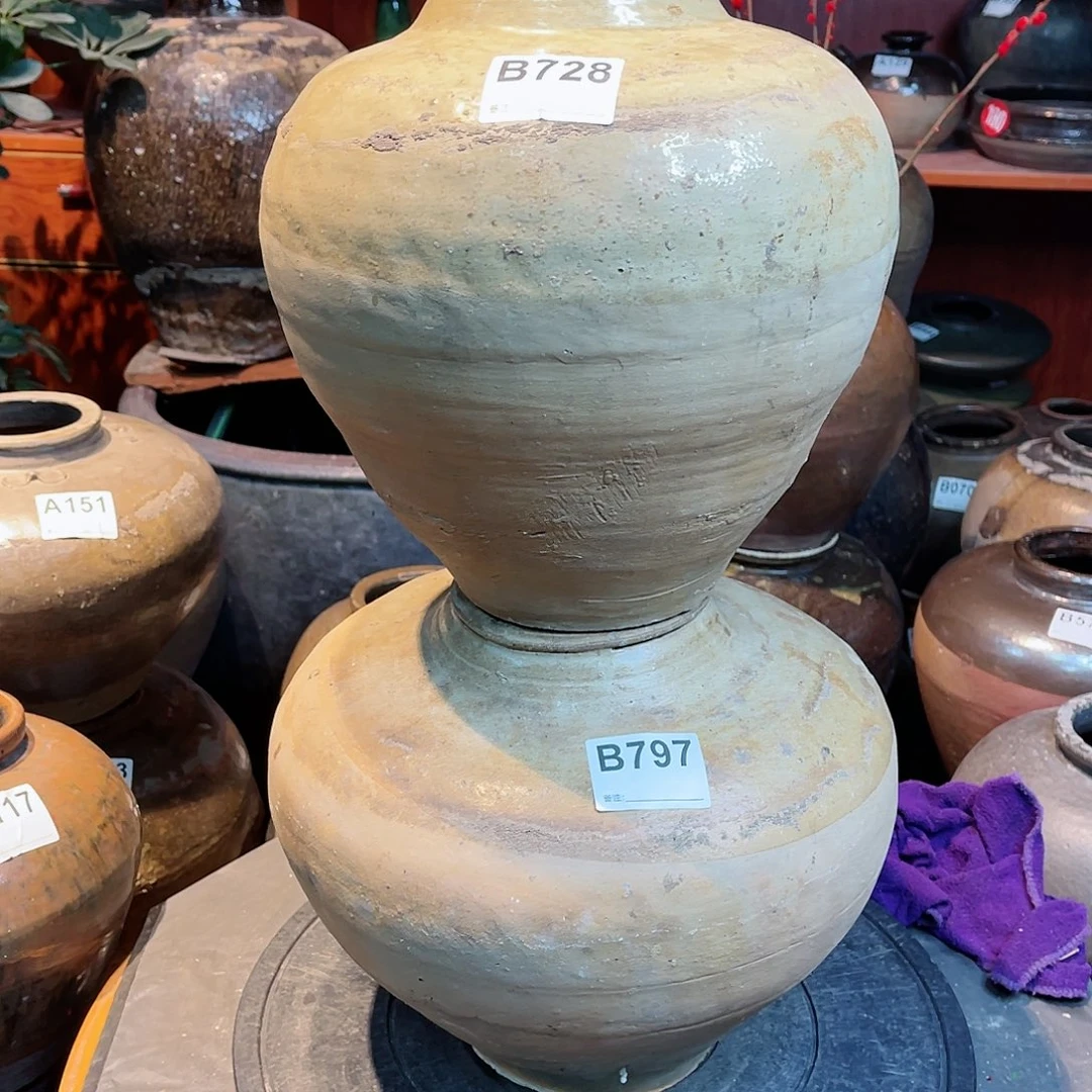 喃*翔宇老物件老陶罐b728.b797