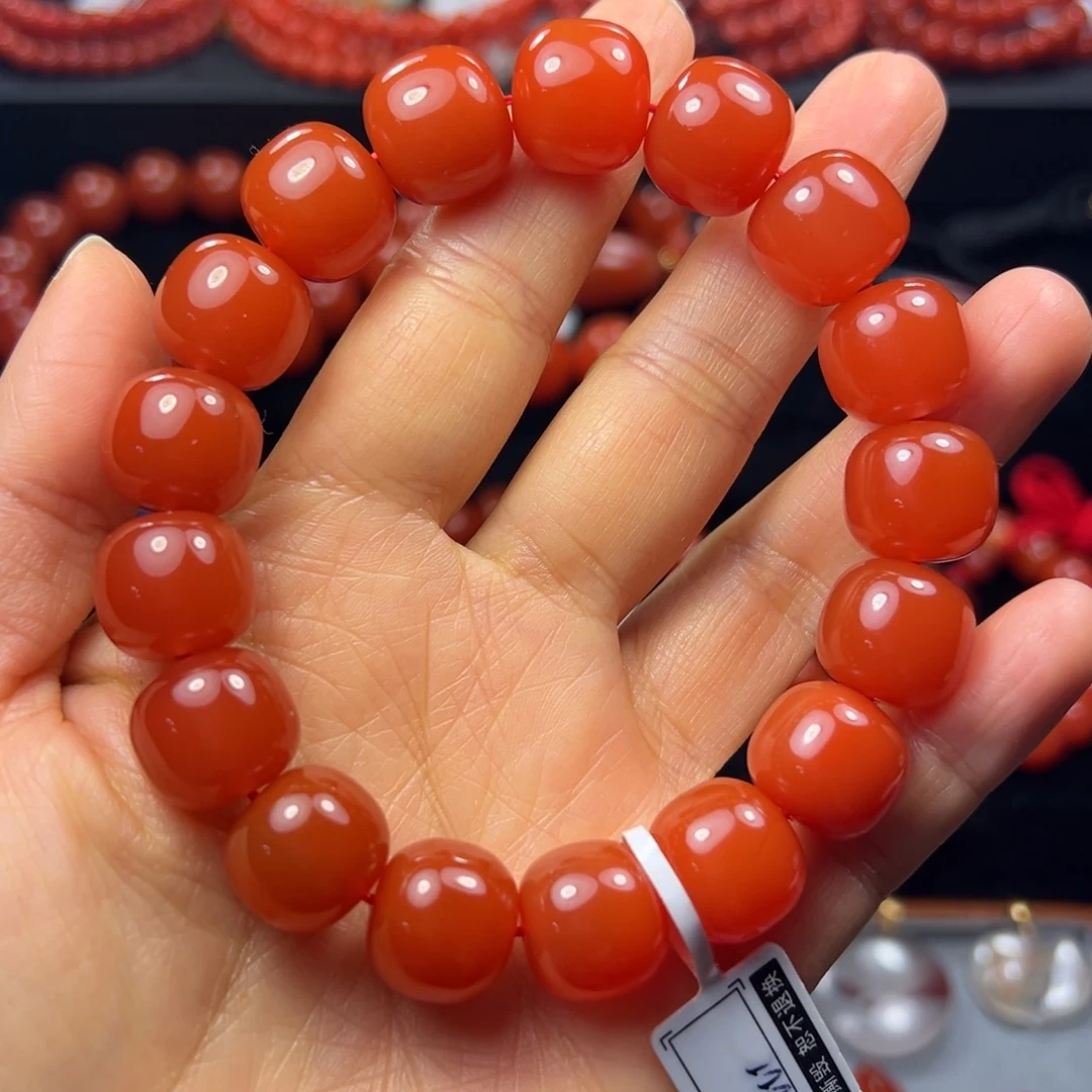 南红玛瑙未镶嵌手串