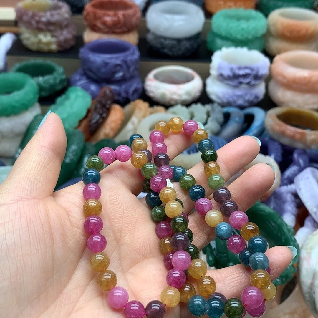 毛衣链未镶嵌石英质玉