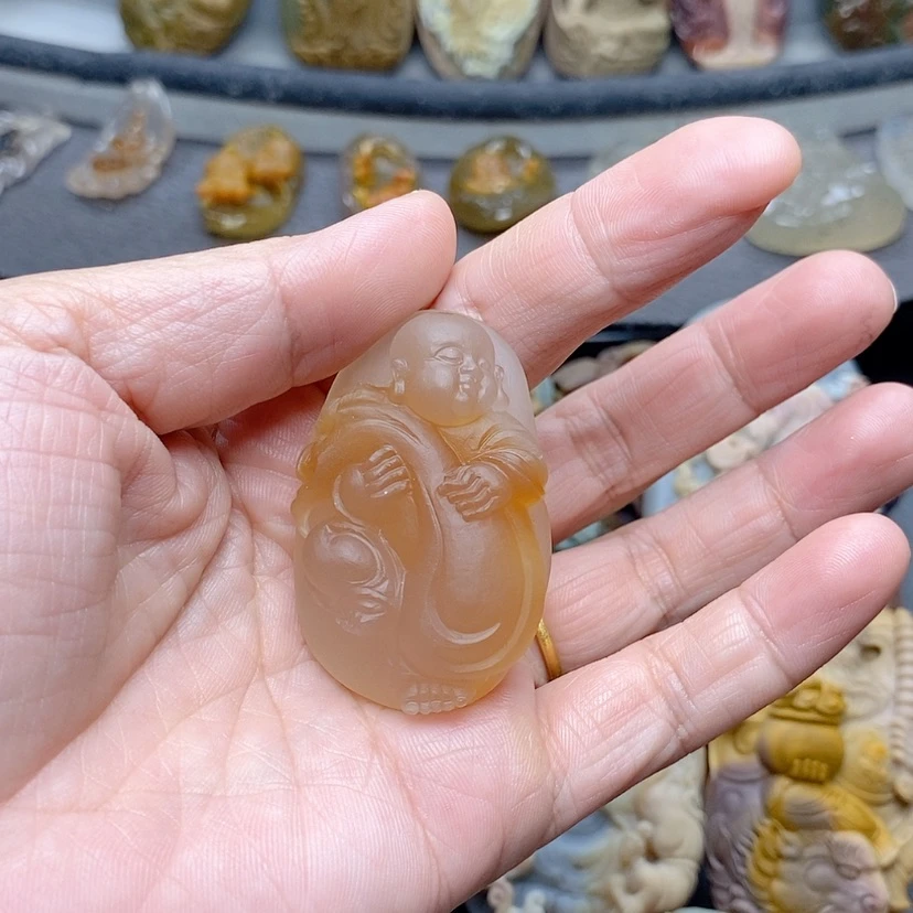 【闪购商品】定制玛瑙吊坠未镶嵌