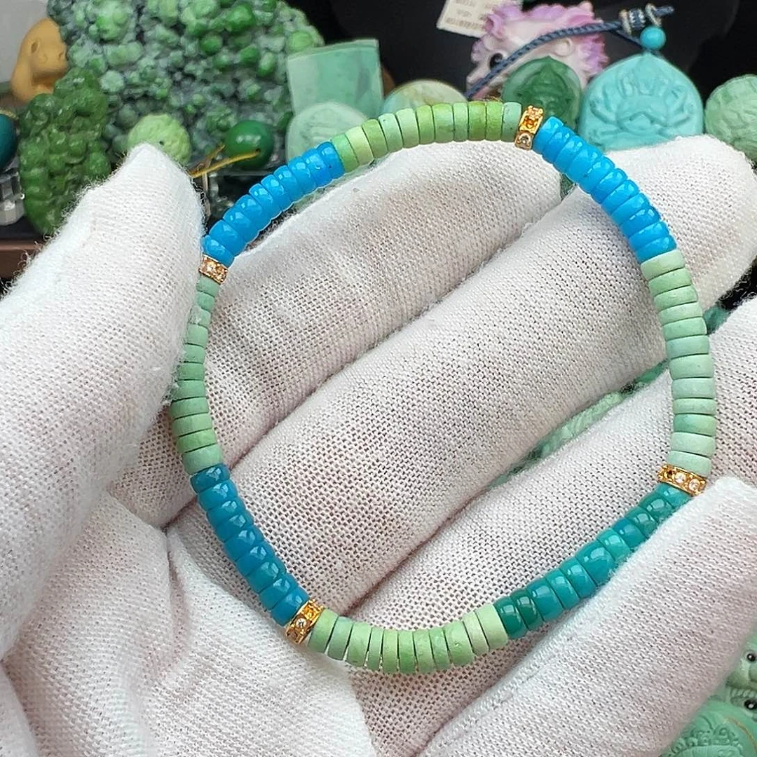 绿松石未镶嵌绿松石主播万丽