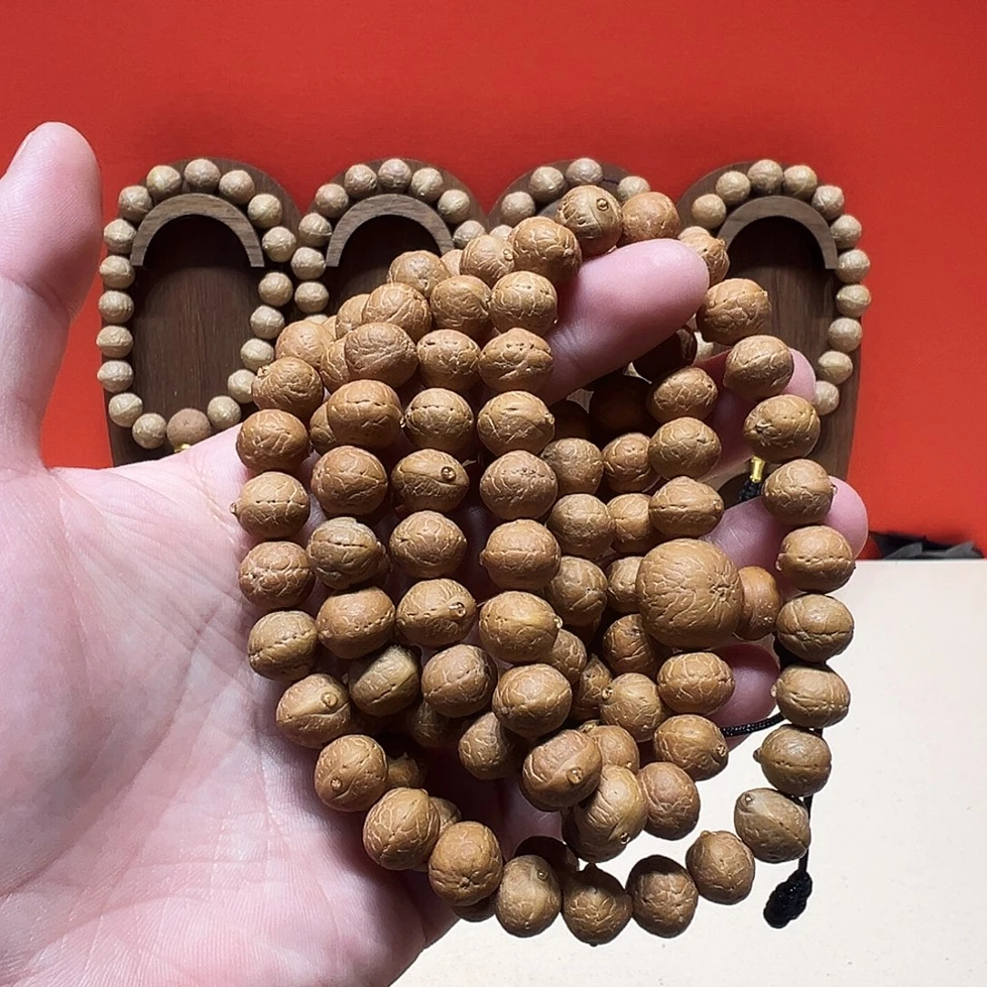 凤眼菩提手串11.5mm凤眼菩提实心飞碟108