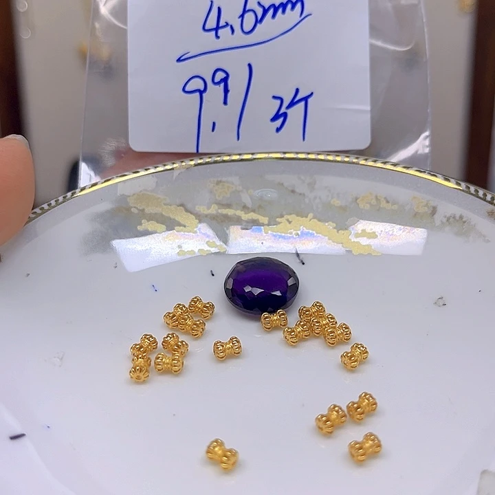 紫晶颈饰银S925镶嵌紫晶925镶嵌174