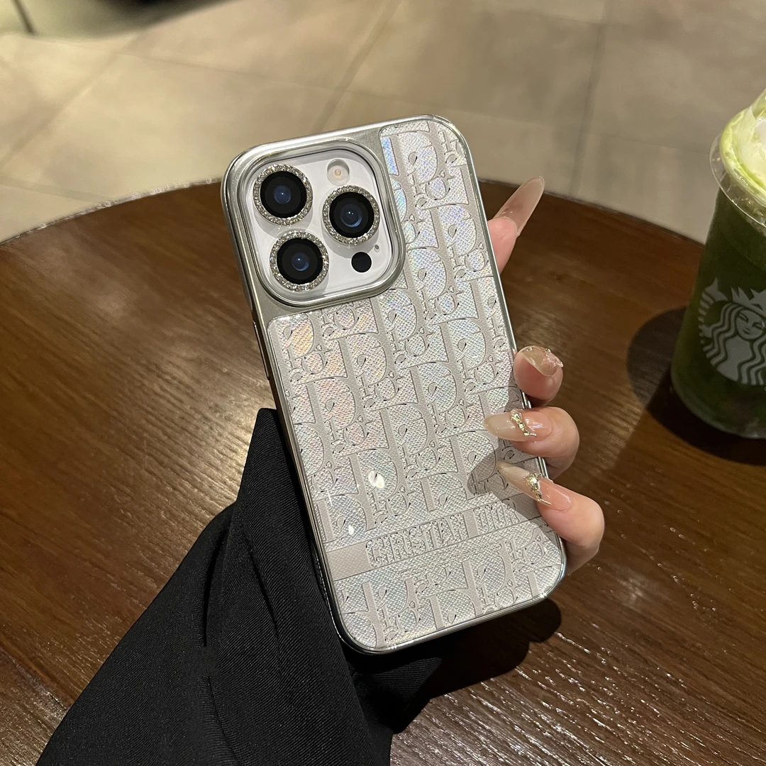 镭射D家适用苹果16promax手机壳网红15pro滴胶潮牌14/13轻奢防摔