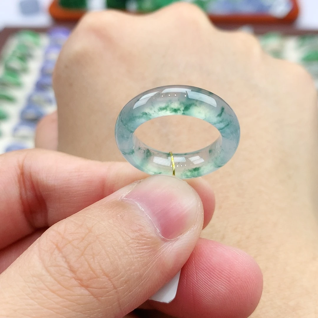 翡翠戒指未镶嵌9号