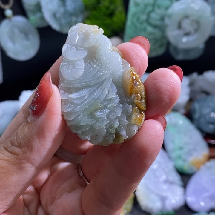 【闪购商品】颈饰未镶嵌翡翠凤凰