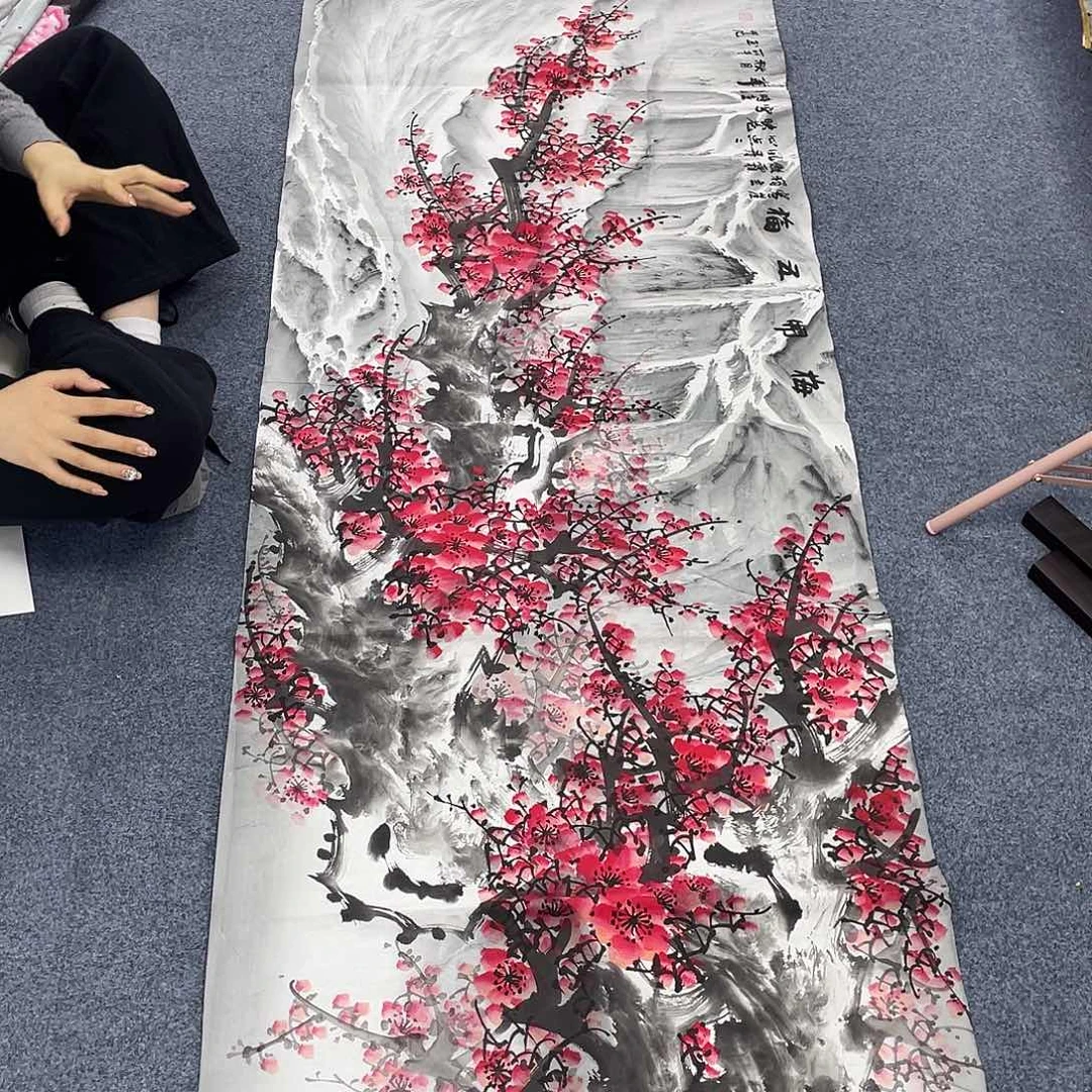 国国画作品小姐姐放漏…