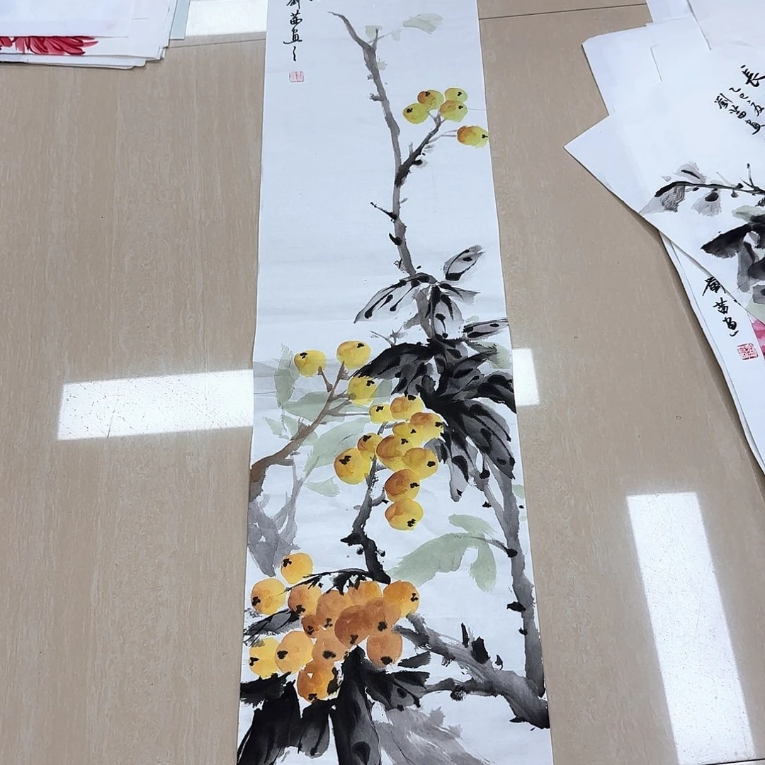 国画国画作品多次