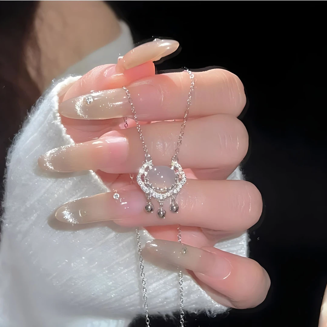 坠链均足银 【圣诞礼物】999纯银祥云平安锁项链国风生日礼物送女友