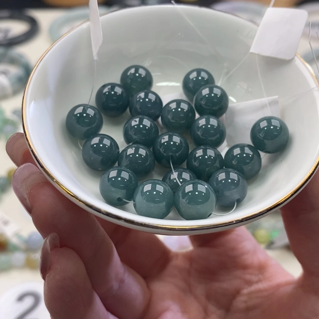 繁***星未镶嵌手链翡翠翡翠d1466卡9.8