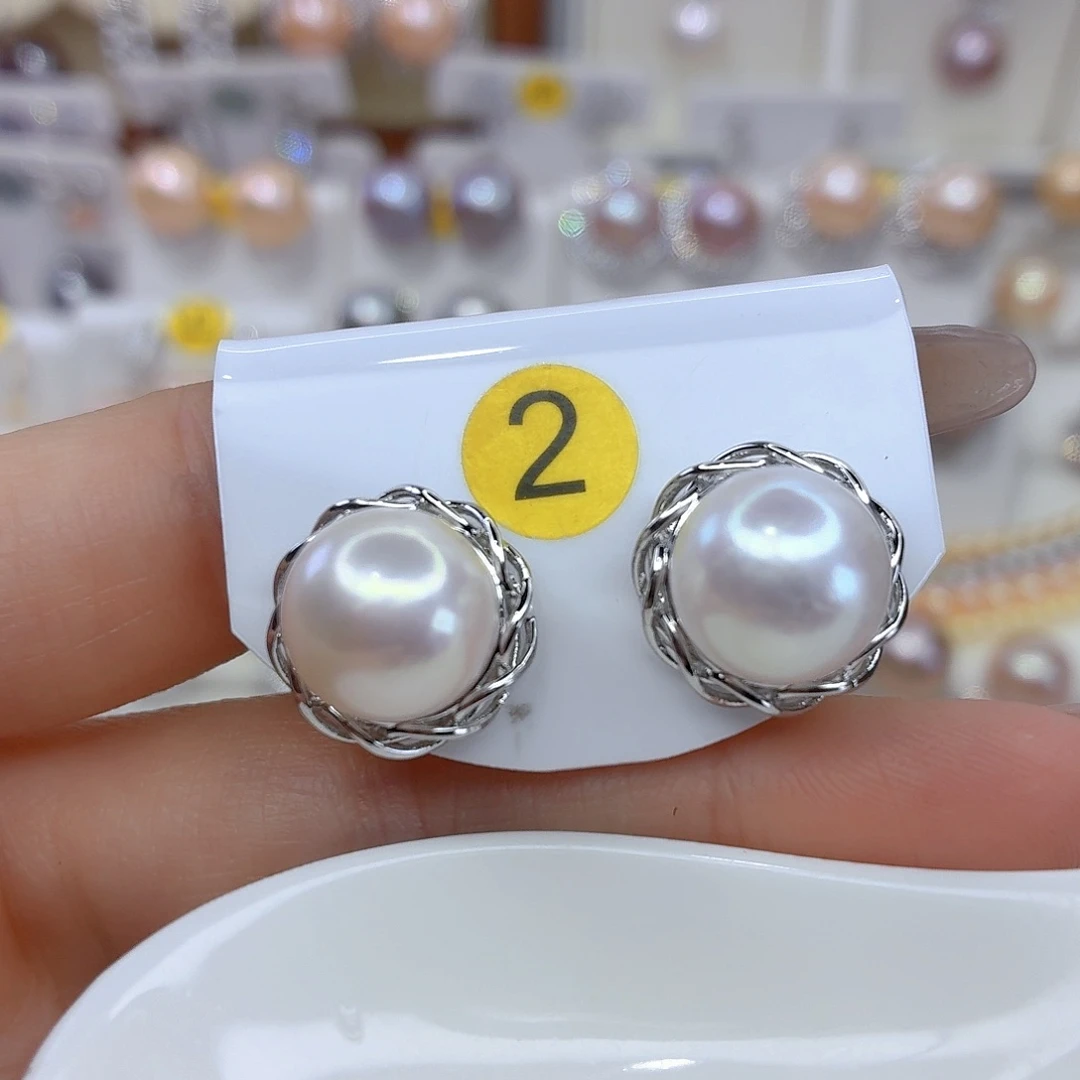 未镶嵌耳饰淡水珍珠