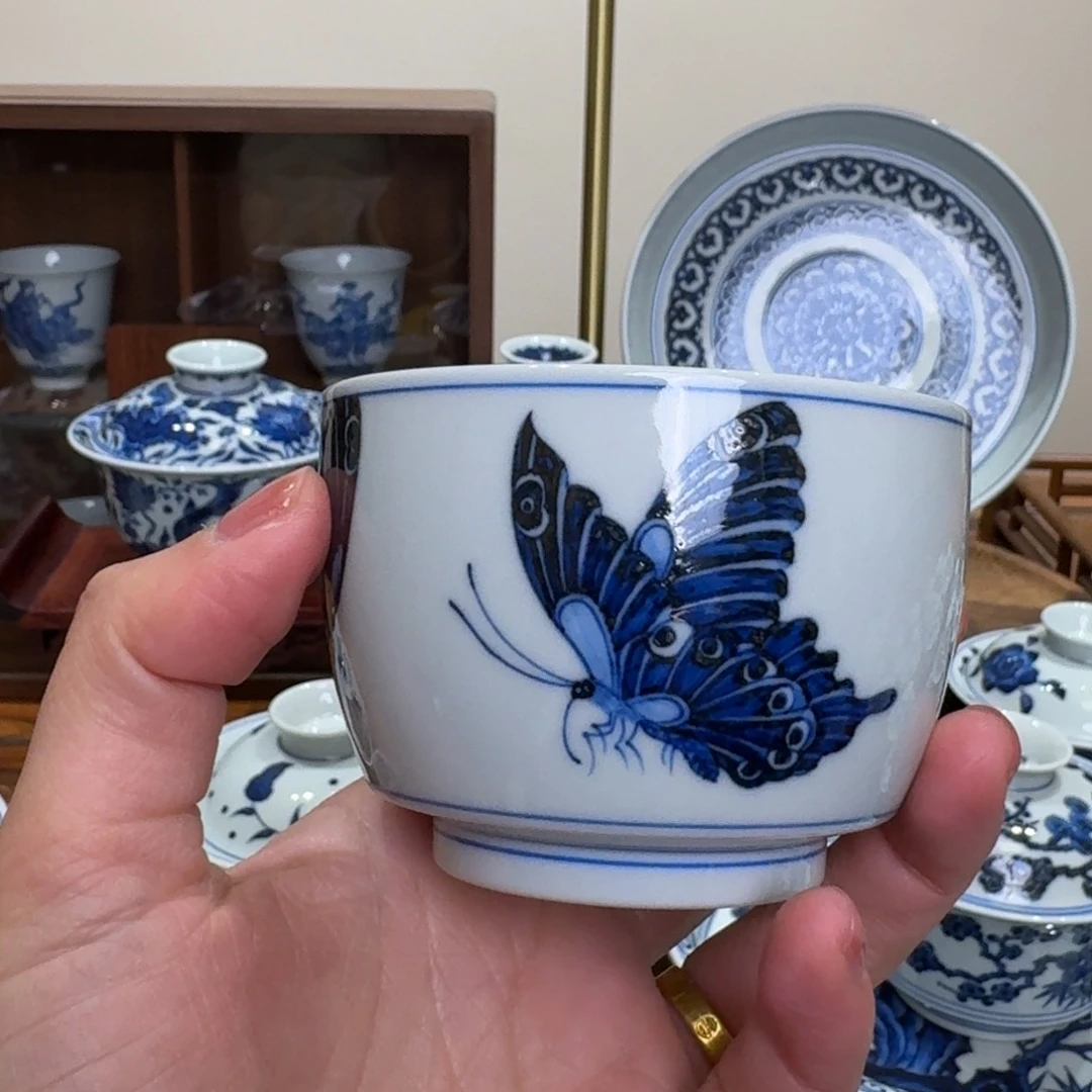 摆件景德镇雯华堂杯杯