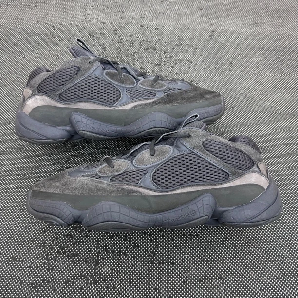 90新 adidas/阿迪达斯 44码 yeezy500 黑武士 无盒 复古休闲鞋