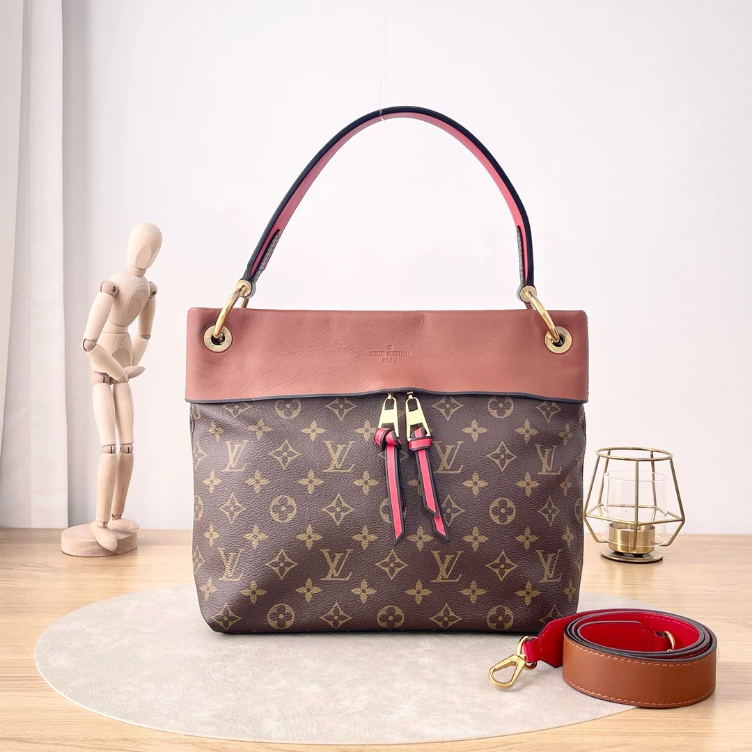95新 LouisVuitton/路易威登 杜乐丽花园/老花涂层单肩包/9027