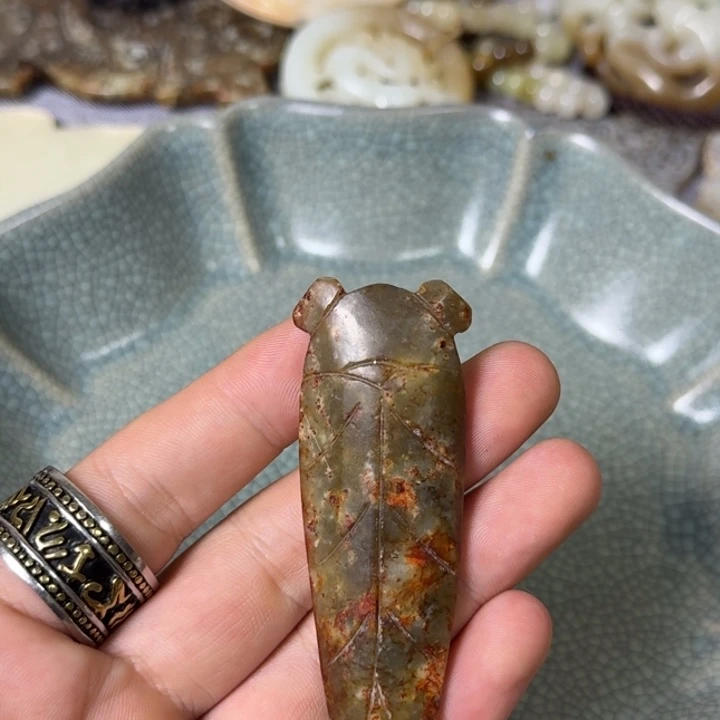 和田玉未镶嵌挂件19