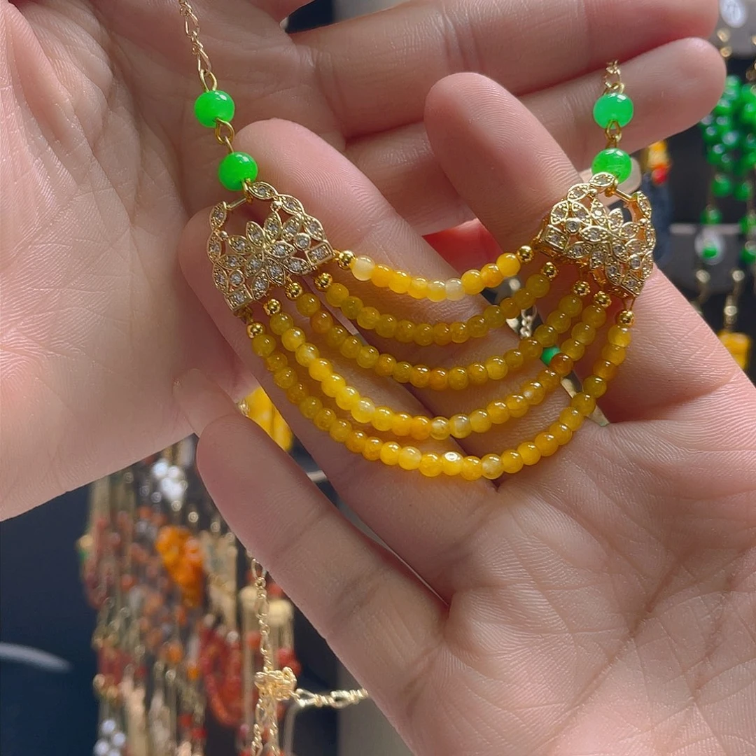 翡翠合金耳饰翡翠