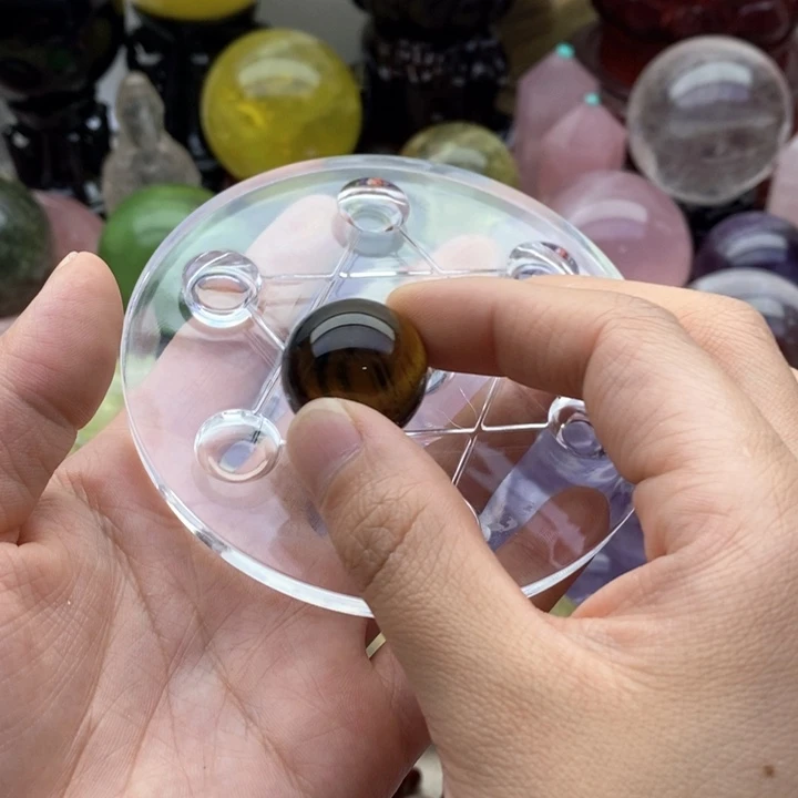 水晶珠宝半成品未镶嵌白*2