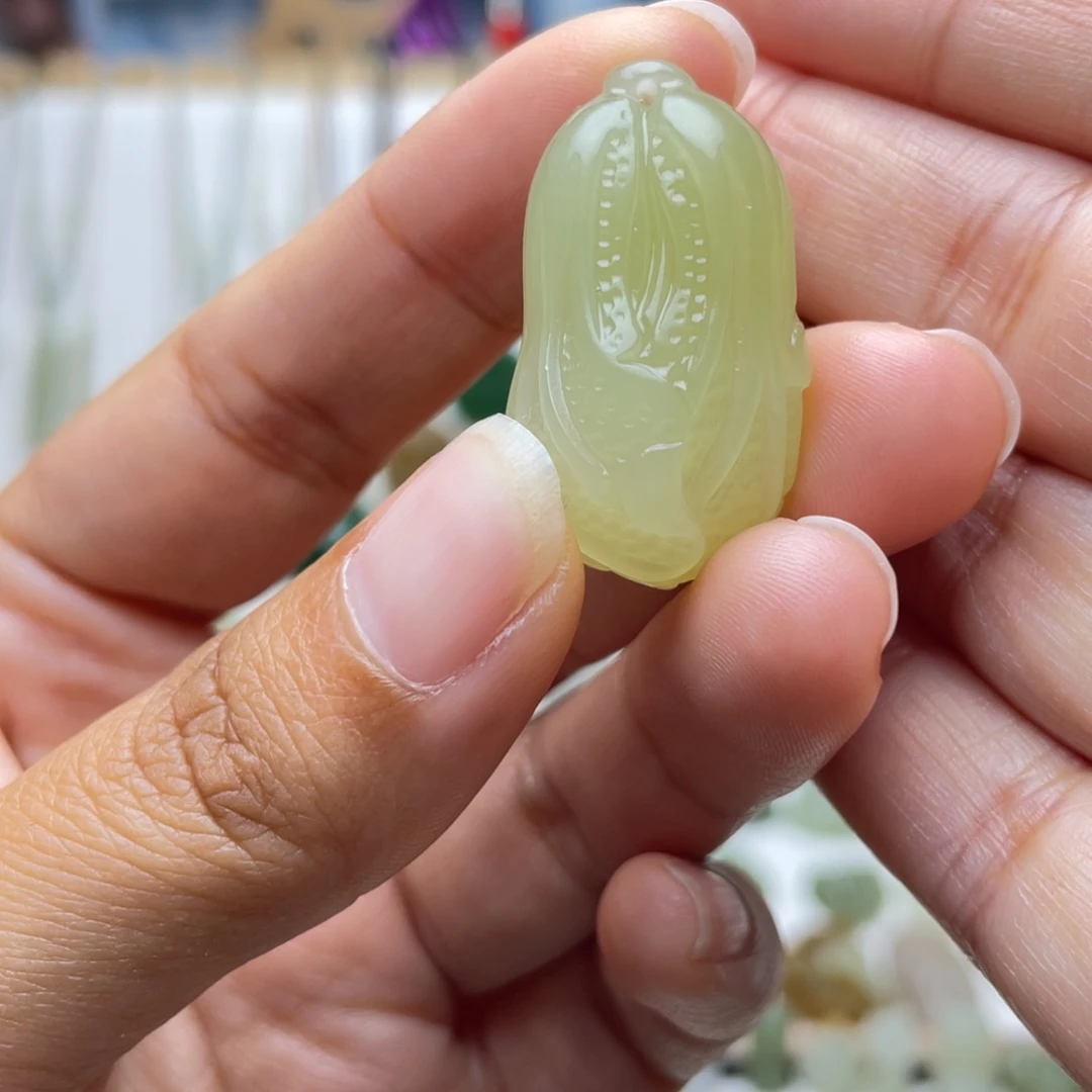 和田玉未镶嵌吊坠(不含链)