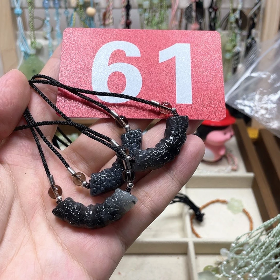 蛇纹石玉合金颈饰