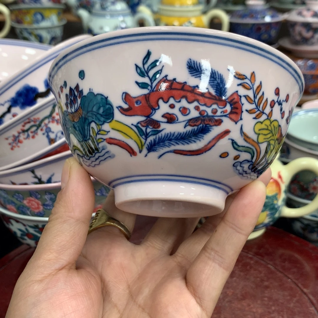 摆件景德镇陶瓷 碗 杯盘 碟 壶 各种…