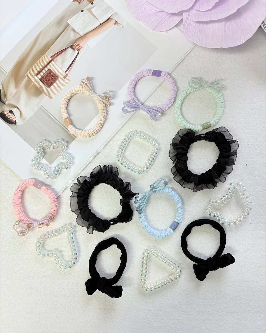 美丽姐的彩色基础发圈4个