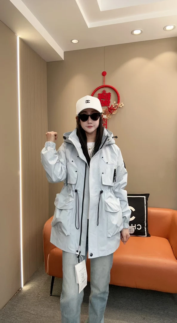 【8812】休闲时尚风衣中长款收腰春季百搭春秋