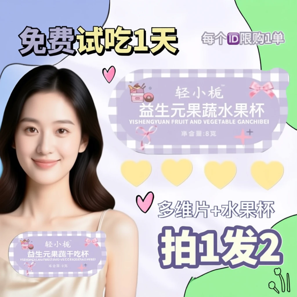 【试吃一天】拍一发二/多维片/水果杯