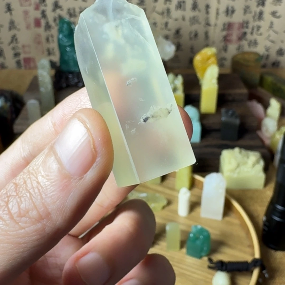 小***憨印石昌化石青田岩门晶