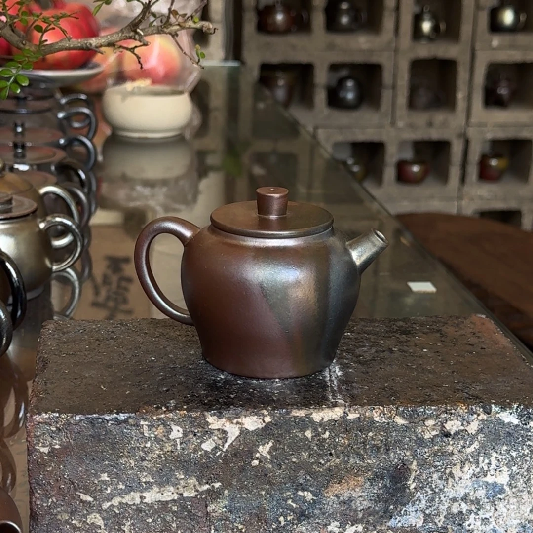 建水紫陶紫泥柴烧茶具