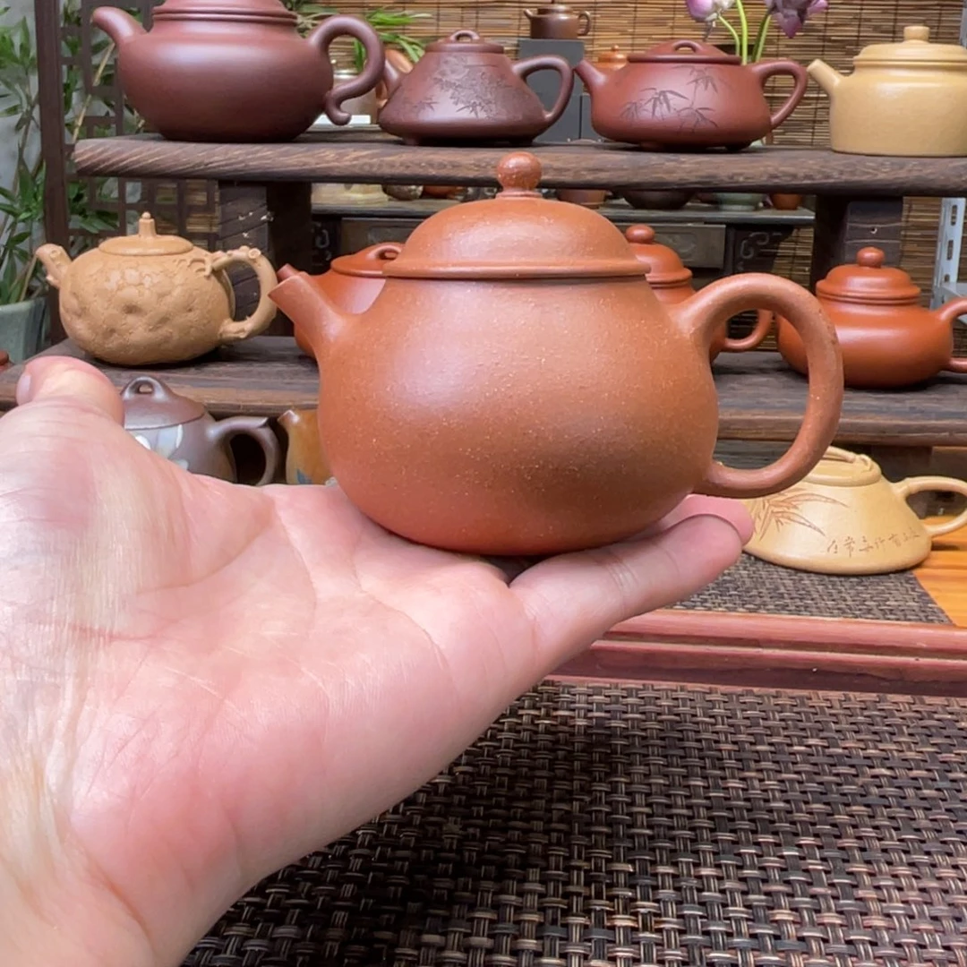 茶壶紫砂宜兴原矿紫砂手工制130