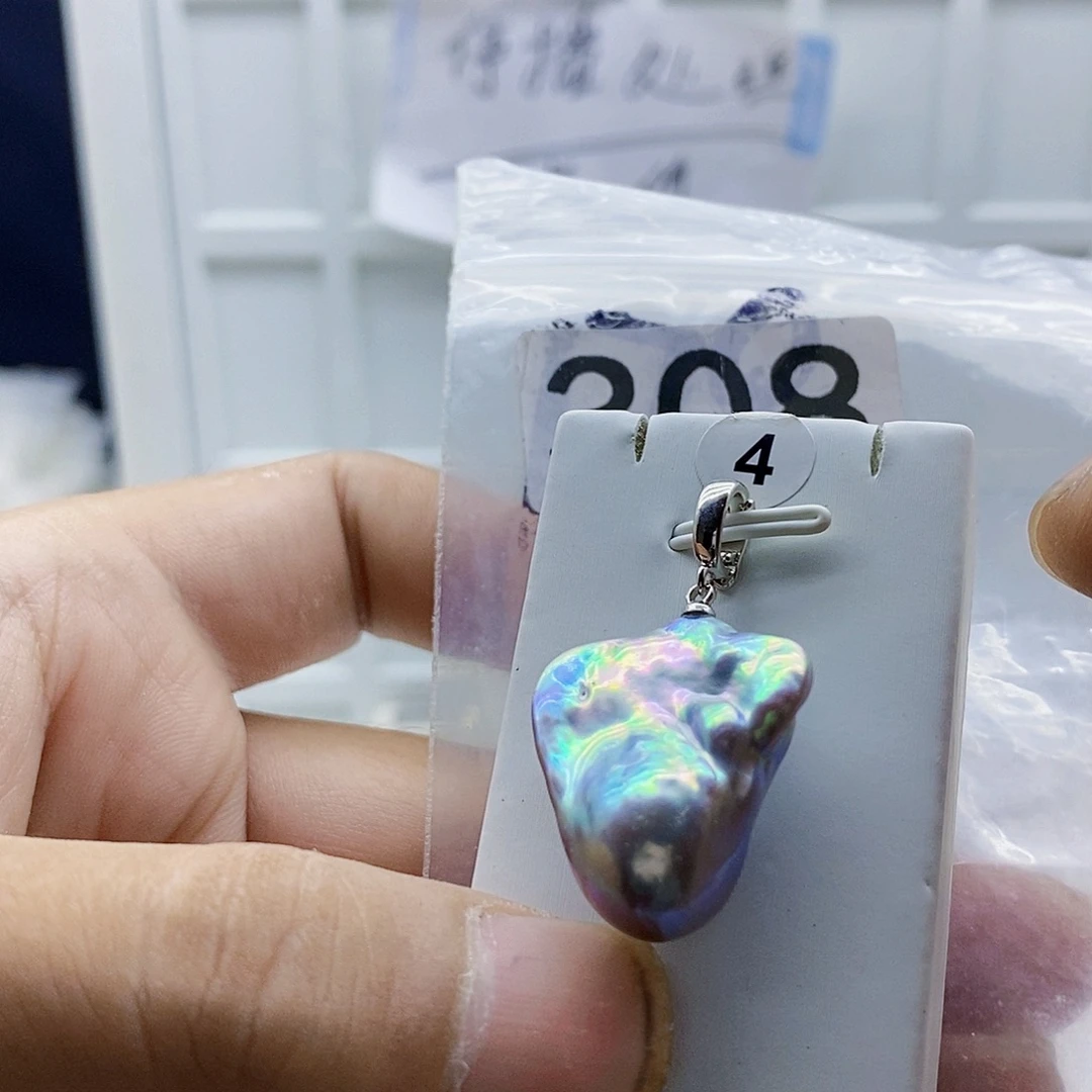 颈饰合金淡水珍珠