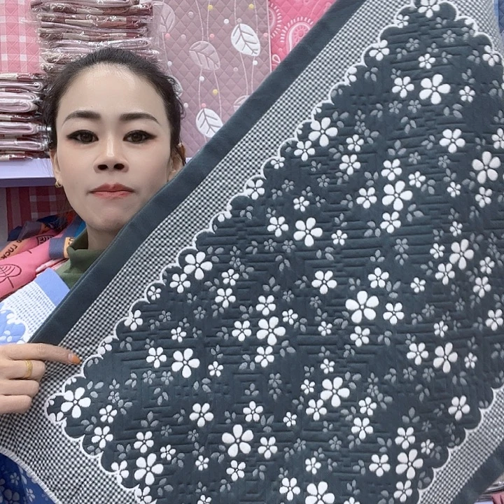 棉灰色雪花纯棉面料