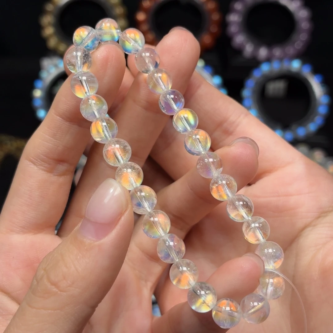 月光石手链未镶嵌MB618#6.8mm