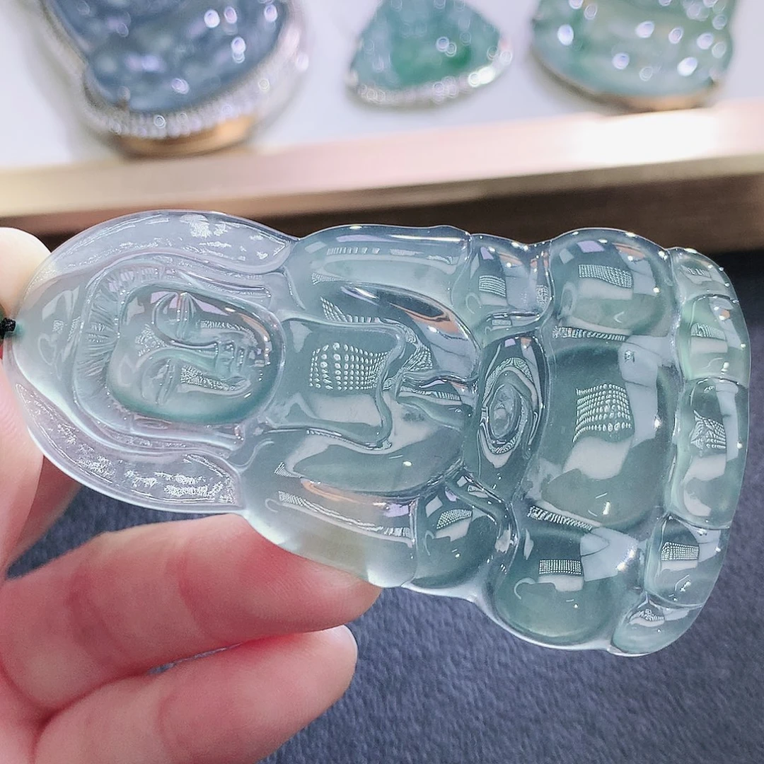 翡翠未镶嵌挂件翡翠