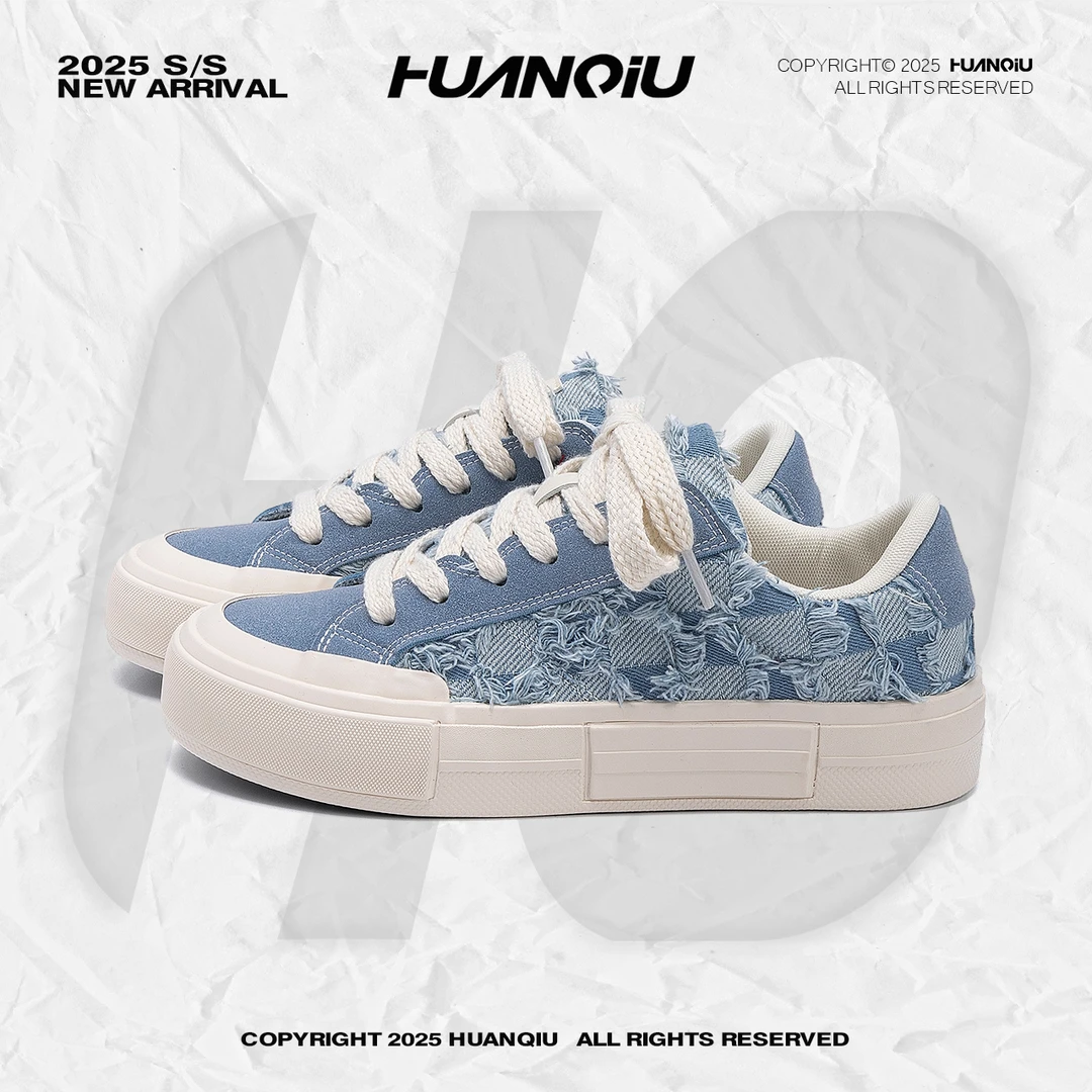环球板鞋男款增高2025秋季新款运动休闲男鞋拼色设计感厚底帆布鞋