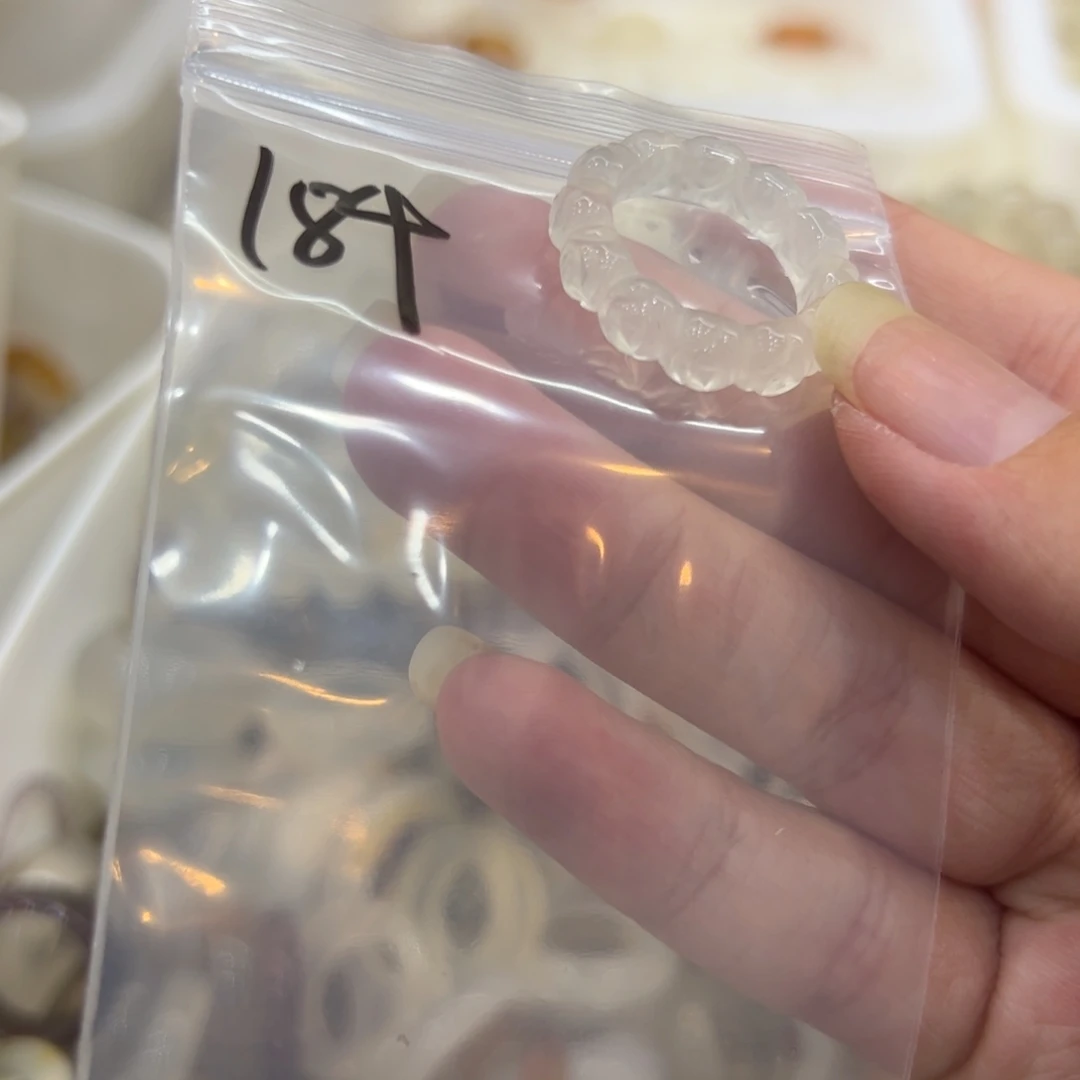 玛瑙/玉髓戒指合金184港18