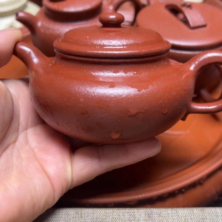 紫砂茶壶老*宜兴原矿大红泥