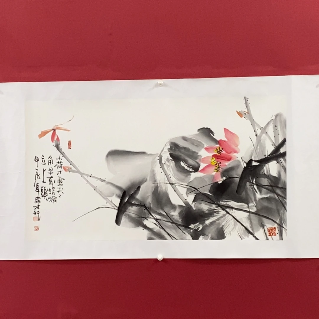 国画廖忠柳三尺精品佳作