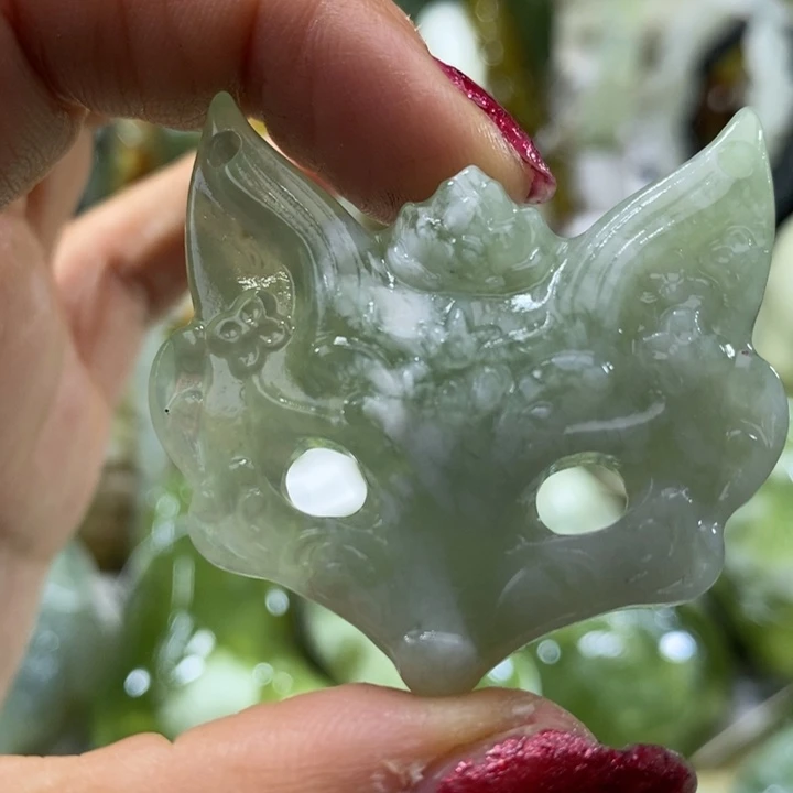 岫玉未镶嵌 岫玉吊坠