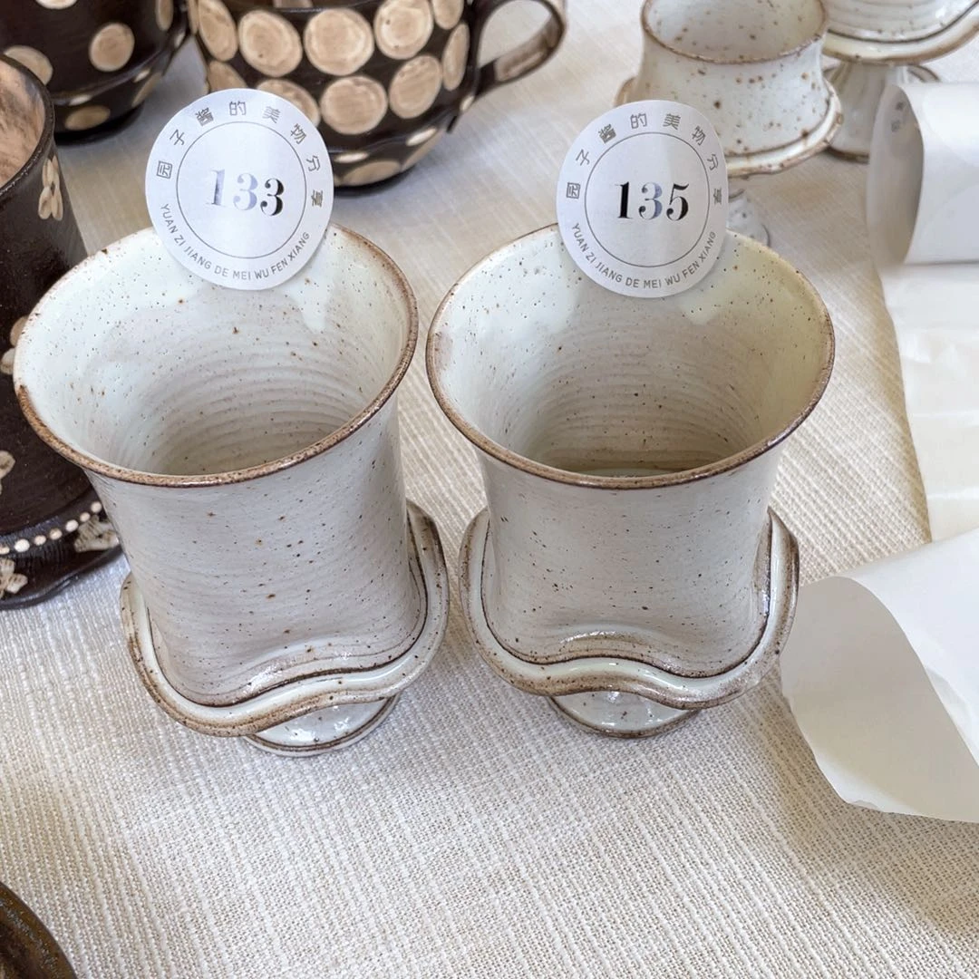 摆件小*景德镇133，135手工陶瓷杯