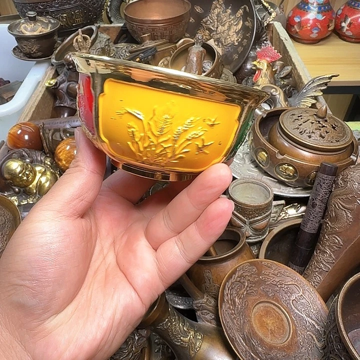 铜器办公室茶室摆件