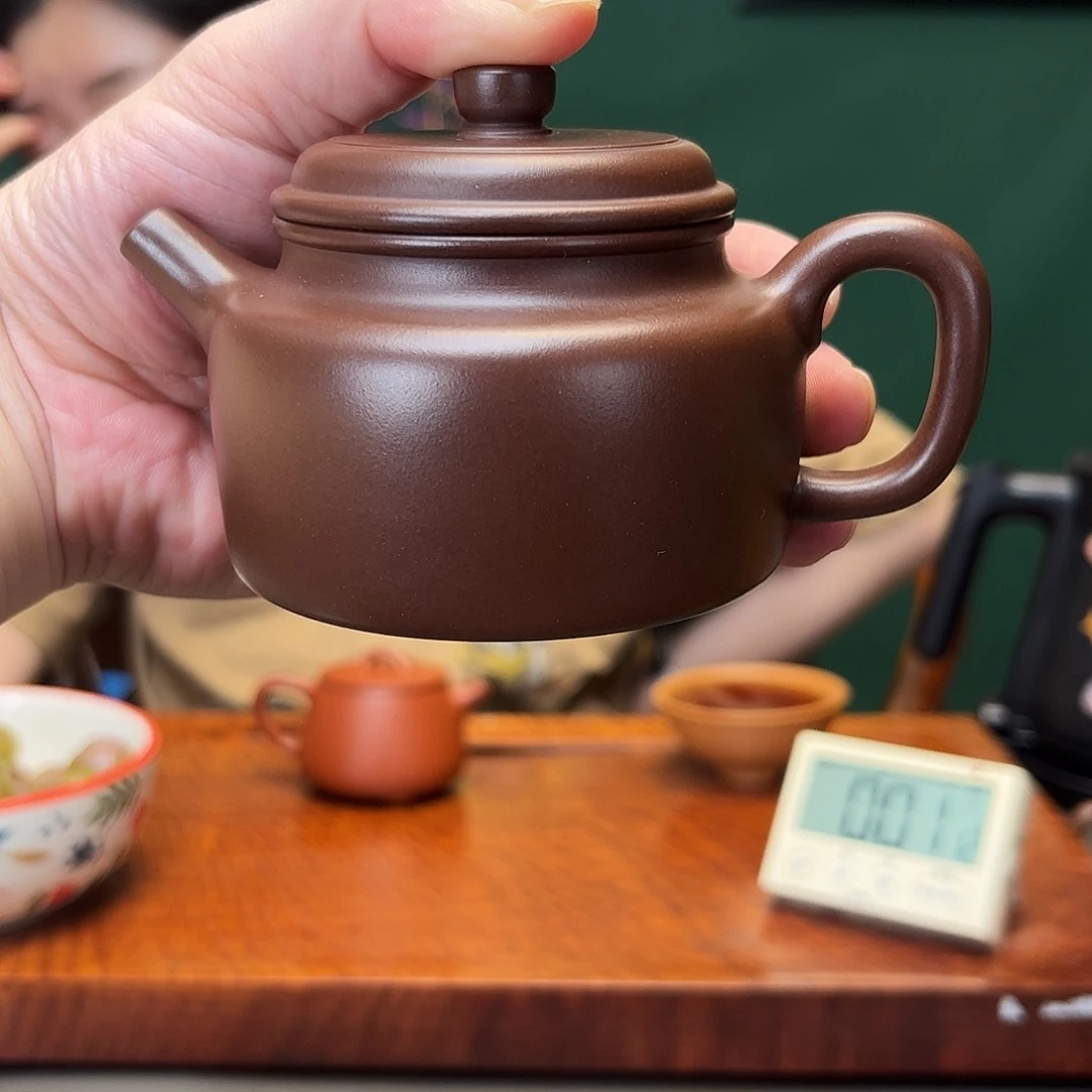 茶壶紫砂渣****猫紫砂壶手工