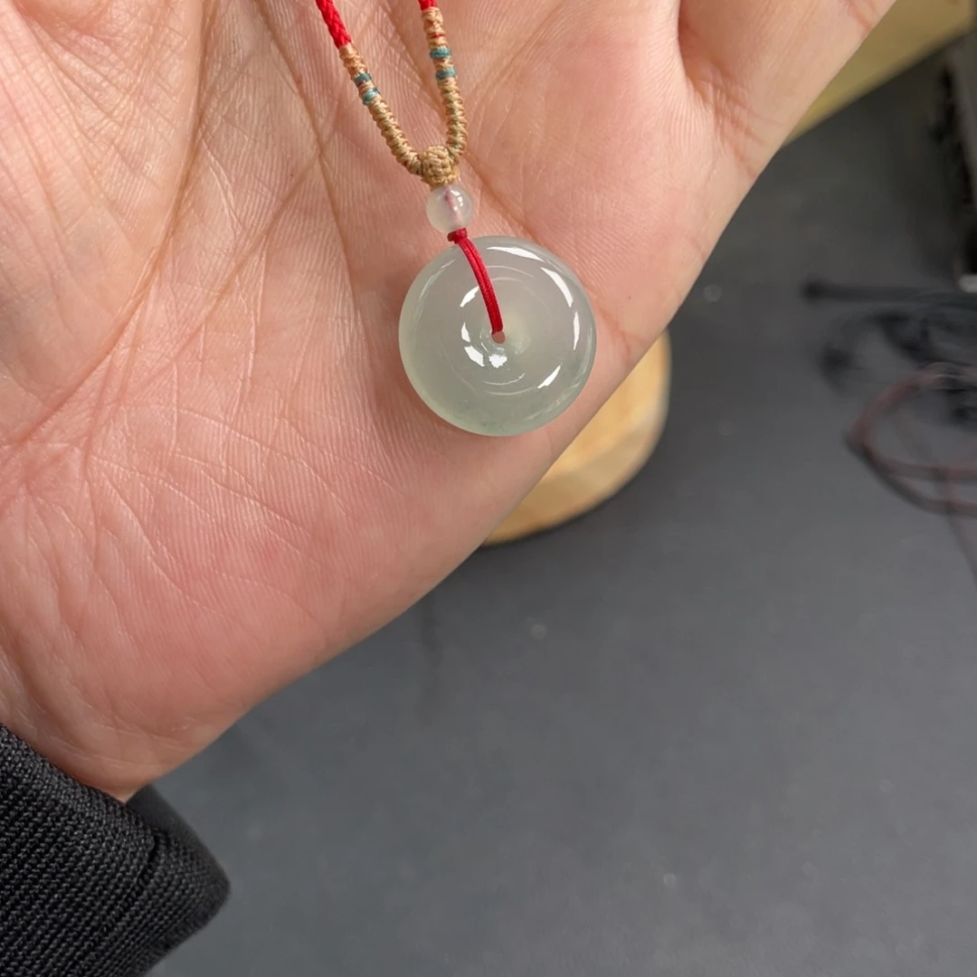 翡翠未镶嵌颈饰18.9-6.1