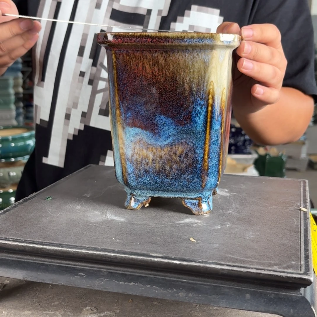 。一风堂石湾花盆 内10*15