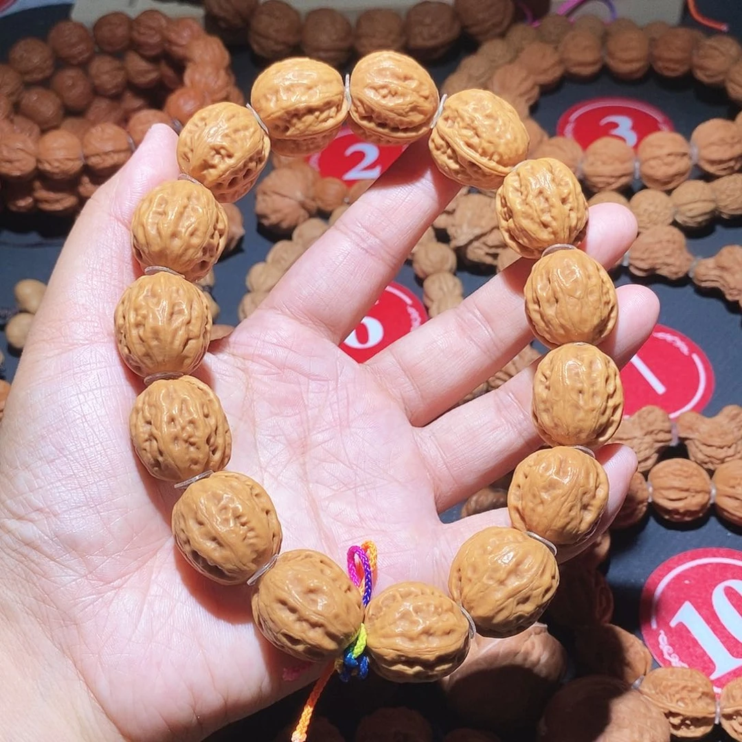 文玩核桃手串20尺黄皮小枣