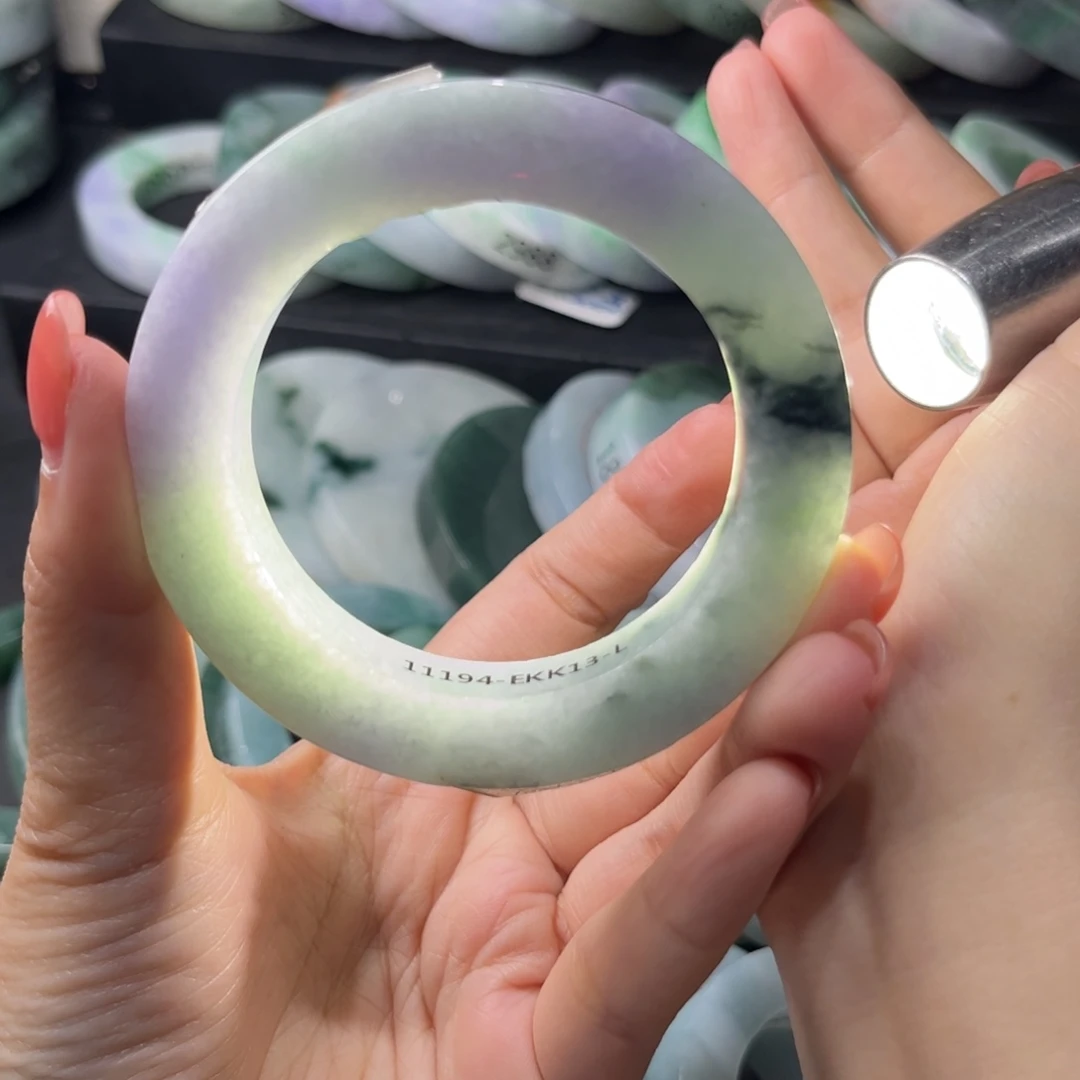 定制翡翠未镶嵌天然缅甸翡翠手镯