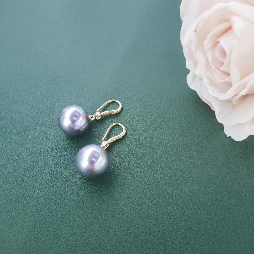 铜合金仿珍珠耳饰 气质高贵时尚百搭铜合金高级轻奢小众耳钉ze003